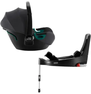 Автокрісло Britax-Romer Baby-Safe 3 i-Size Midnight Grey з платформою Flex Base iSense