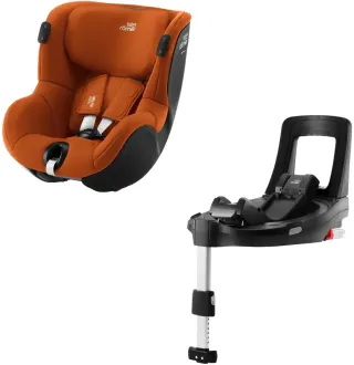 Автокрісло Britax-Romer Dualfix iSense Golden Cognac з платформою Flex Base iSense