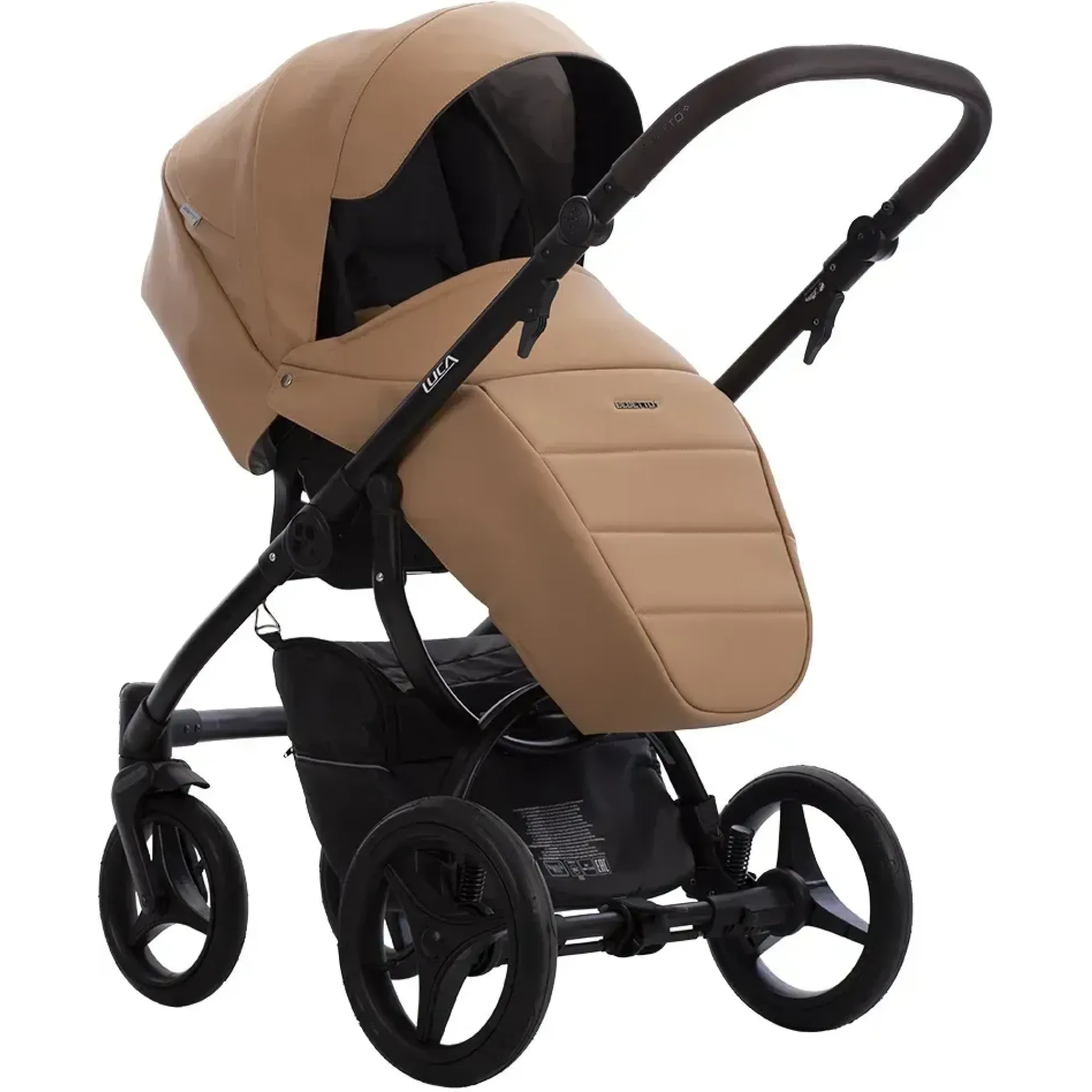 Коляска 2в1 Bebetto Luca Pro 31 Карамель