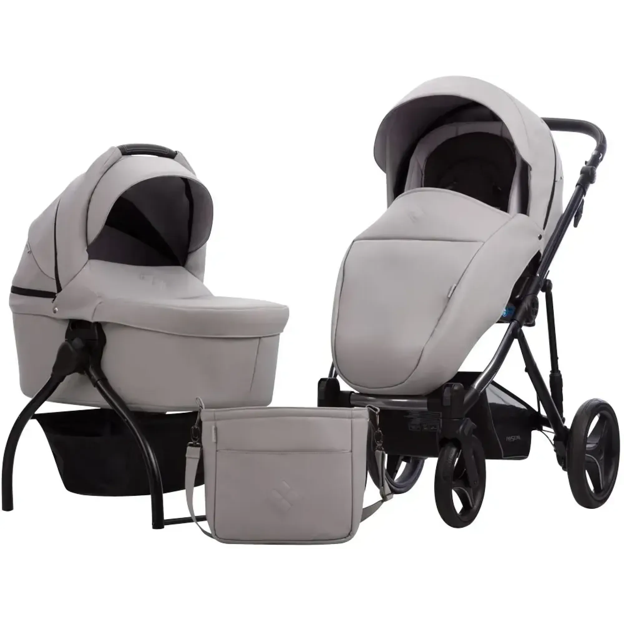 Коляска 2в1 Bebetto Pascal Premium Dark 03