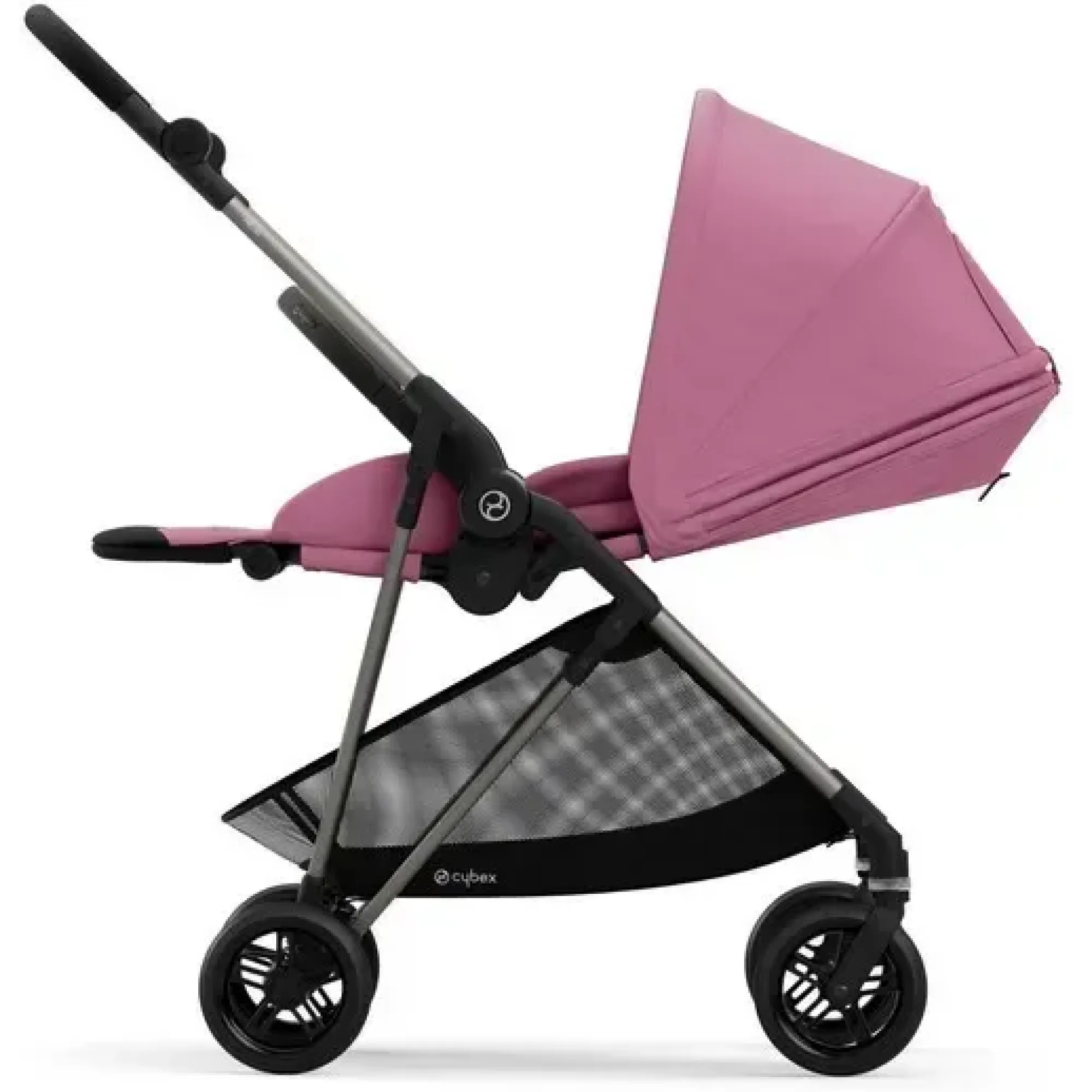 Прогулянкова коляска Cybex Melio Magnolia Pink purple