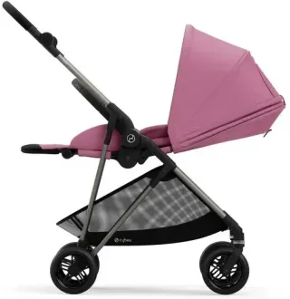 Прогулянкова коляска Cybex Melio Magnolia Pink purple