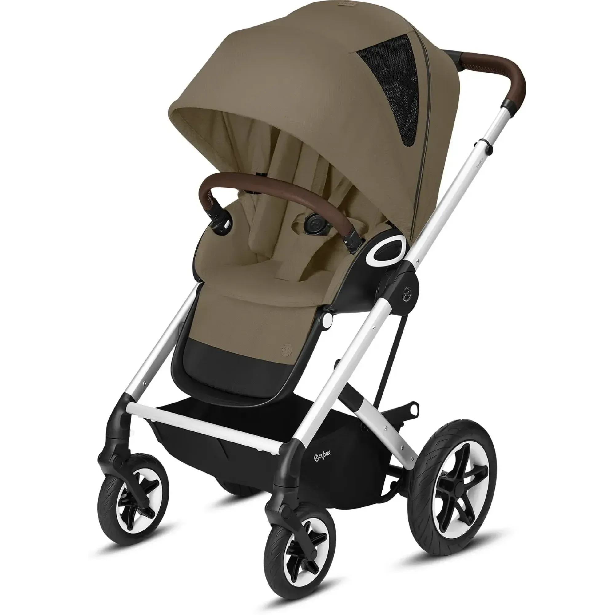 Прогулянкова коляска Cybex Talos S Lux SLV Classic Beige (з бампером)