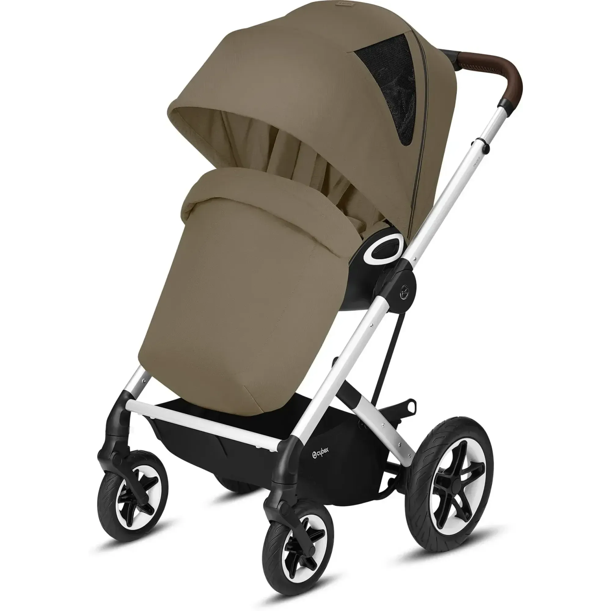 Прогулянкова коляска Cybex Talos S Lux SLV Classic Beige (з бампером)