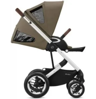 Прогулянкова коляска Cybex Talos S Lux SLV Classic Beige (з бампером)