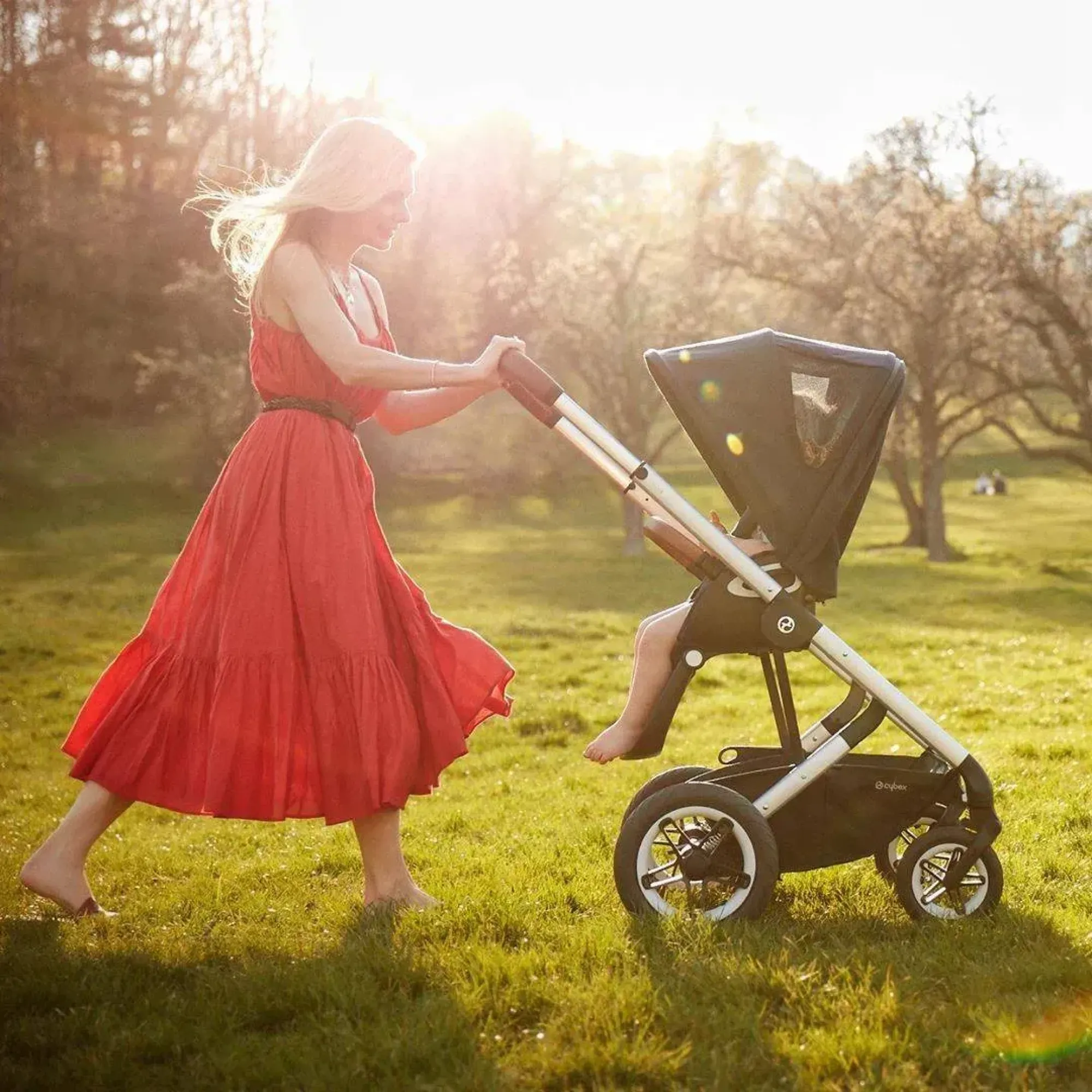 Прогулянкова коляска Cybex Talos S Lux SLV Classic Beige (з бампером)