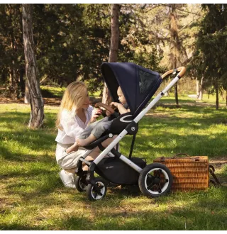 Прогулянкова коляска Cybex Talos S Lux SLV Classic Beige (з бампером)