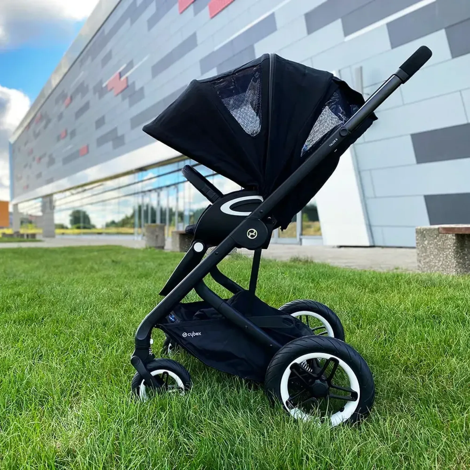 Прогулянкова коляска Cybex Talos S Lux SLV Classic Beige (з бампером)