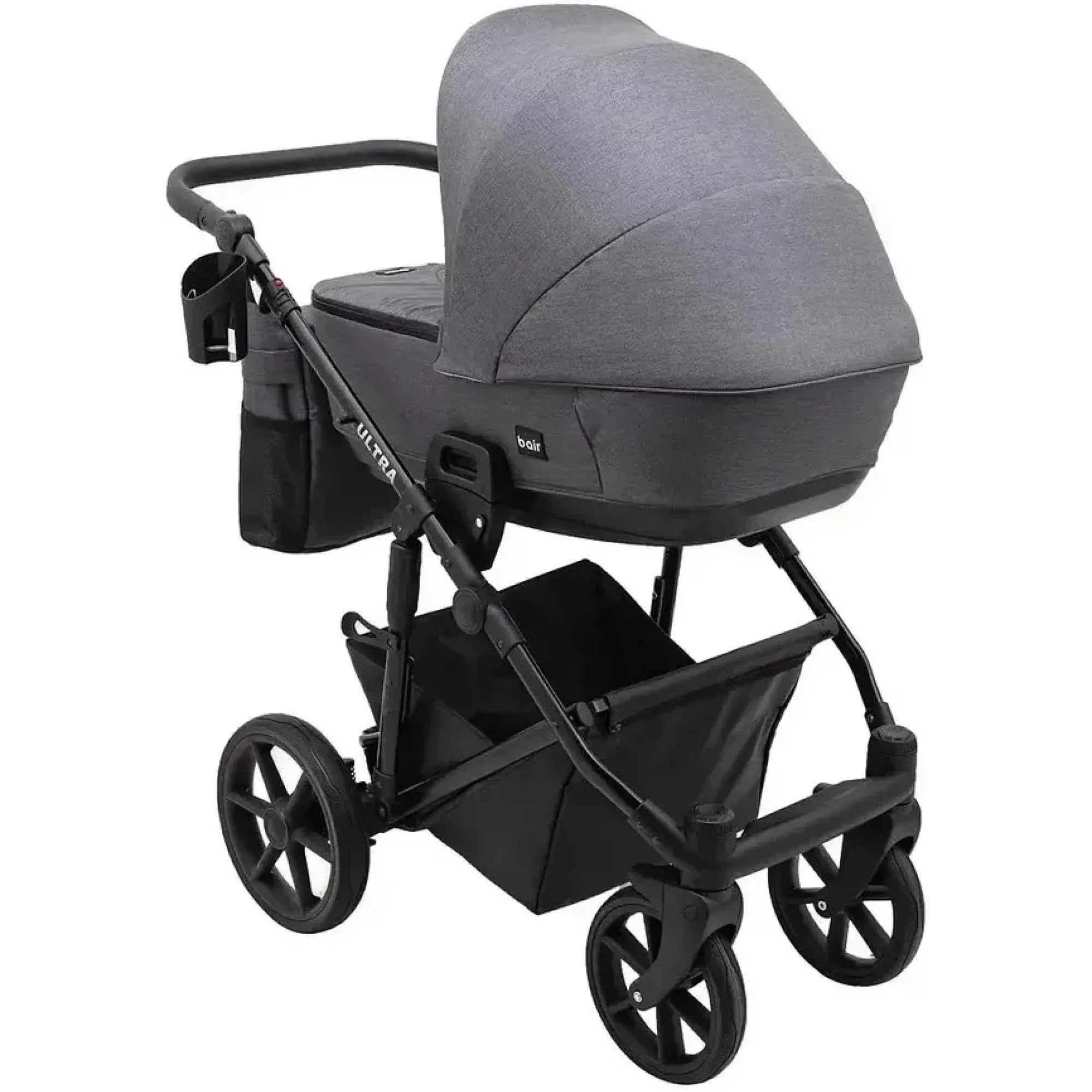 Коляска 2в1 Bair Ultra Soft U-219 Графіт