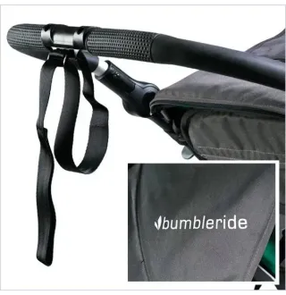 Прогулянкова коляска для двійні Bumbleride Indie Twin Black