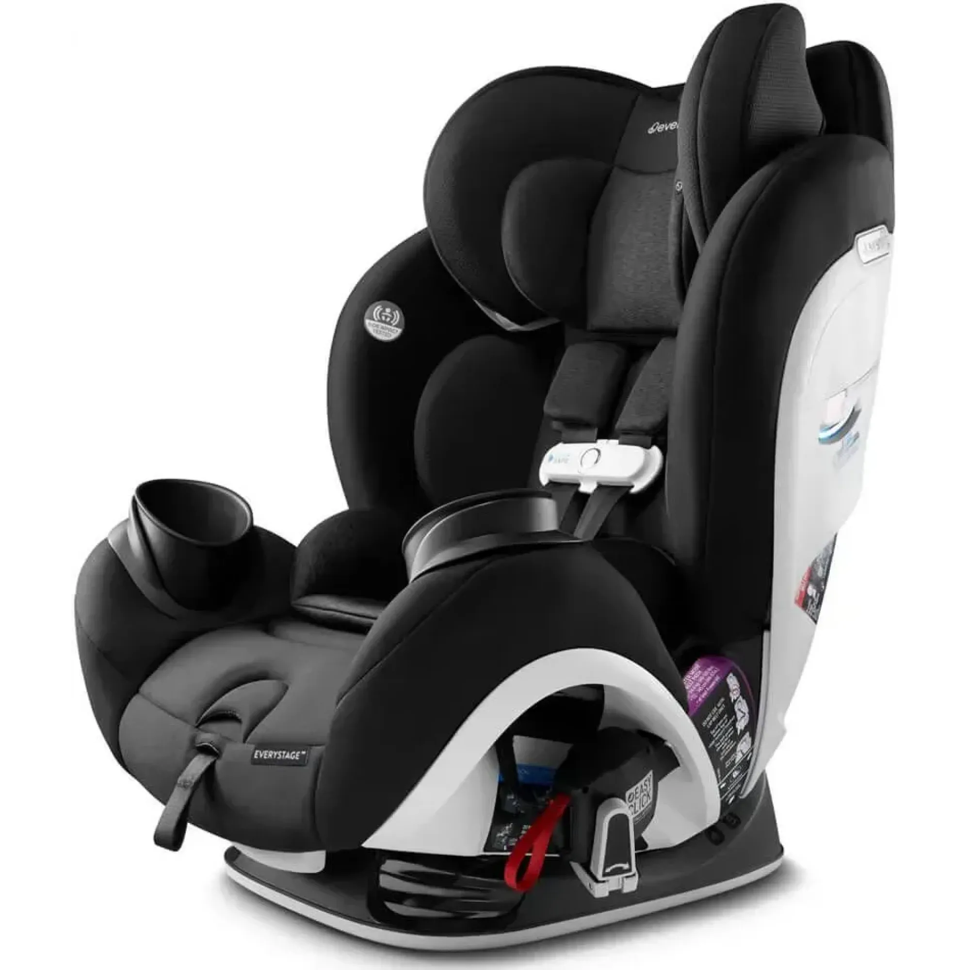 Автокрісло Evenflo Gold EveryStage DLX Onyx з системою SensorSafe та автодотягуванням ременів