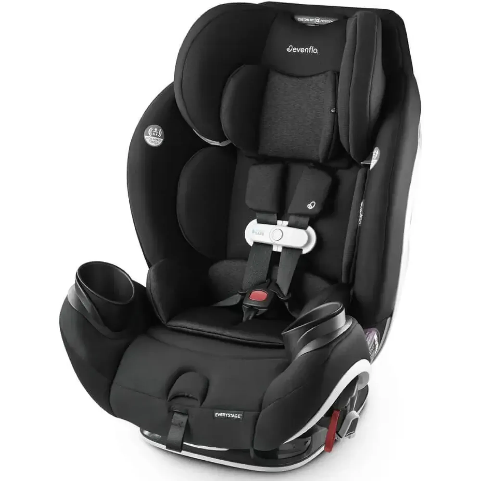 Автокрісло Evenflo Gold EveryStage DLX Onyx з системою SensorSafe та автодотягуванням ременів