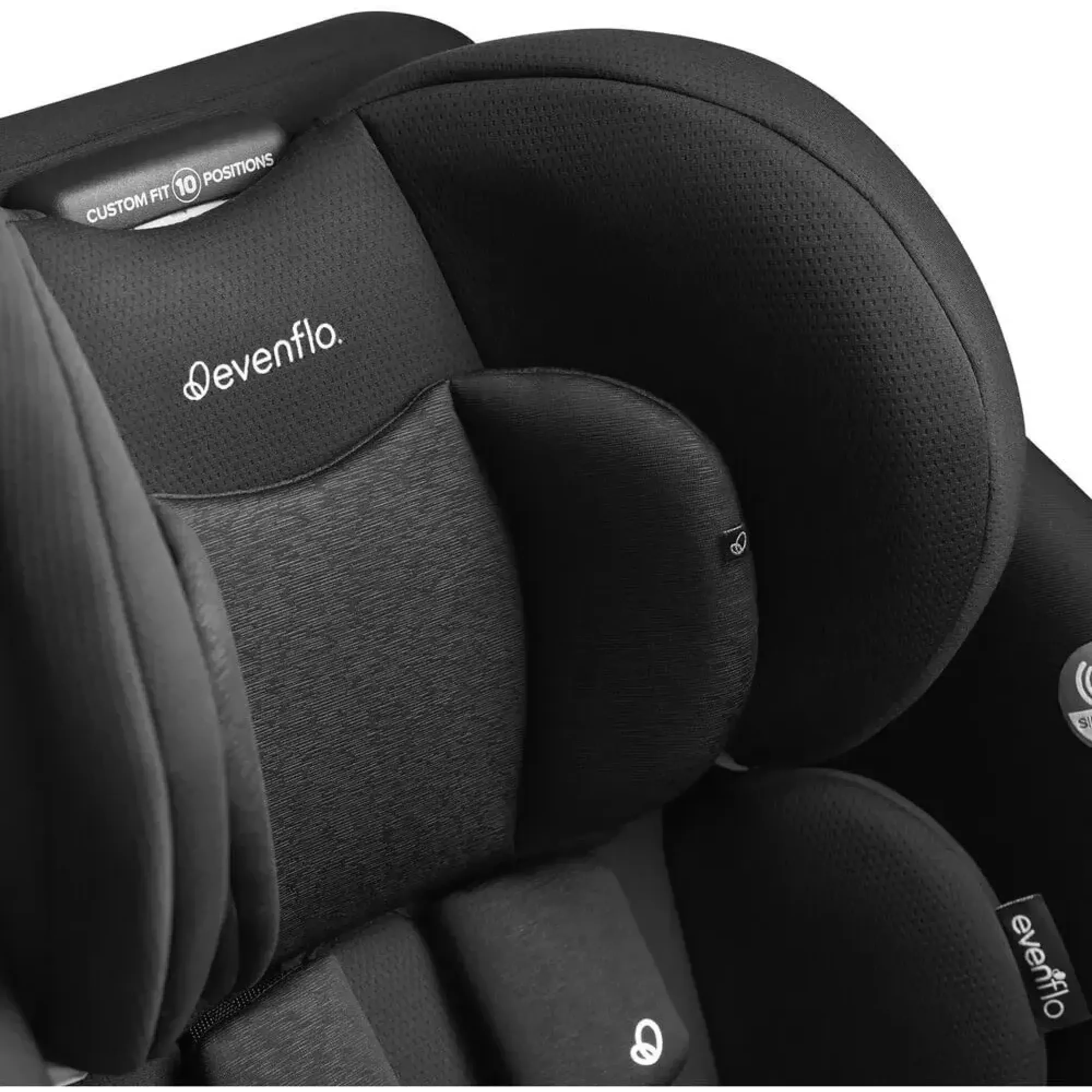 Автокрісло Evenflo Gold EveryStage DLX Onyx з системою SensorSafe та автодотягуванням ременів