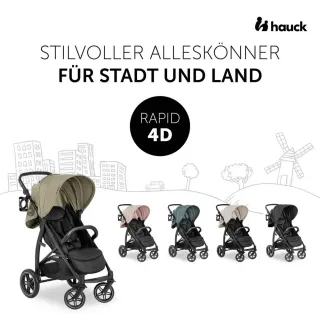 Коляска прогулянкова Hauck Rapid 4D Olive