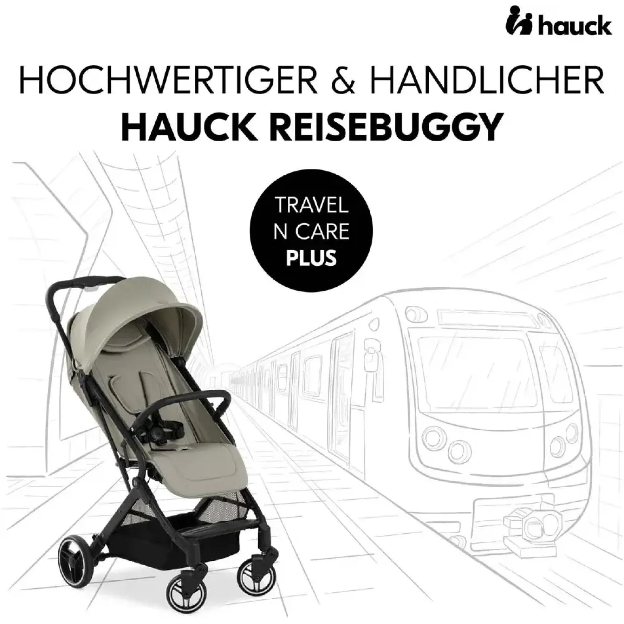 Коляска прогулянкова Hauck Travel N Care Plus Cork