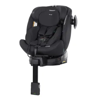 Автокрісло Carrello Genesis+ CRL-12807 Absolute Black i-Size 40-150см ISOFIX, поворот, опор.стійка