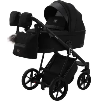 Коляска 2 в 1 Adamex Gallo Thermo GA-12 black diamond