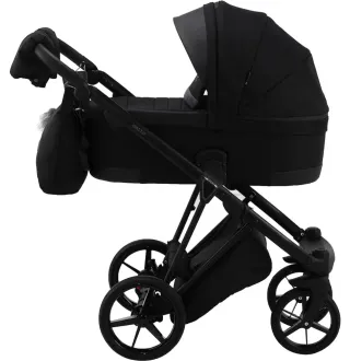 Коляска 2 в 1 Adamex Gallo Thermo GA-12 black diamond