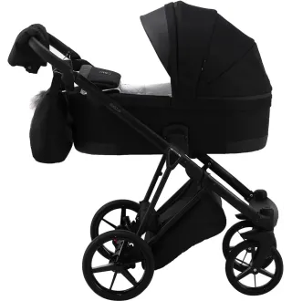 Коляска 2 в 1 Adamex Gallo Thermo GA-12 black diamond