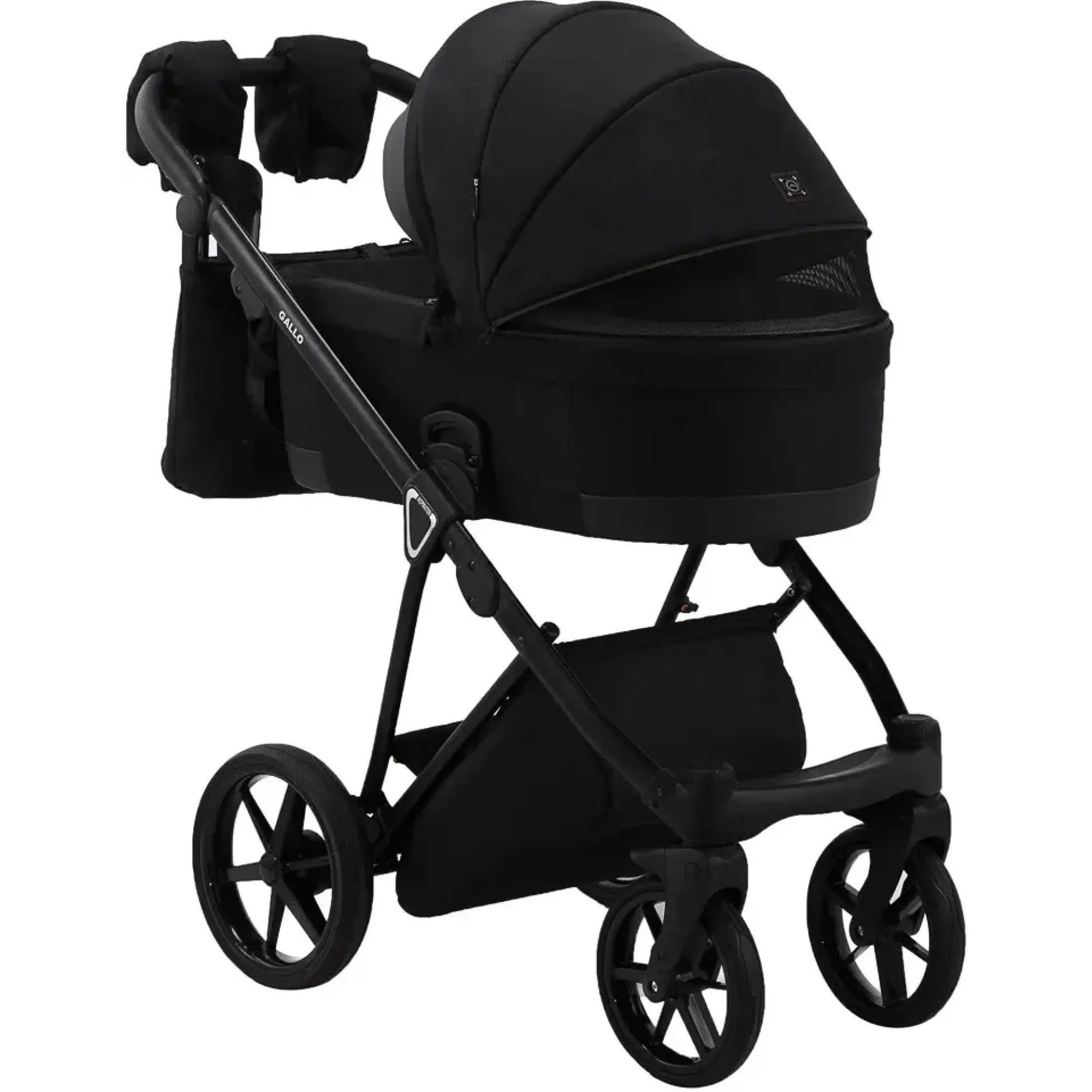 Коляска 2 в 1 Adamex Gallo Thermo GA-12 black diamond