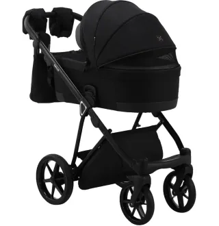 Коляска 2 в 1 Adamex Gallo Thermo GA-12 black diamond