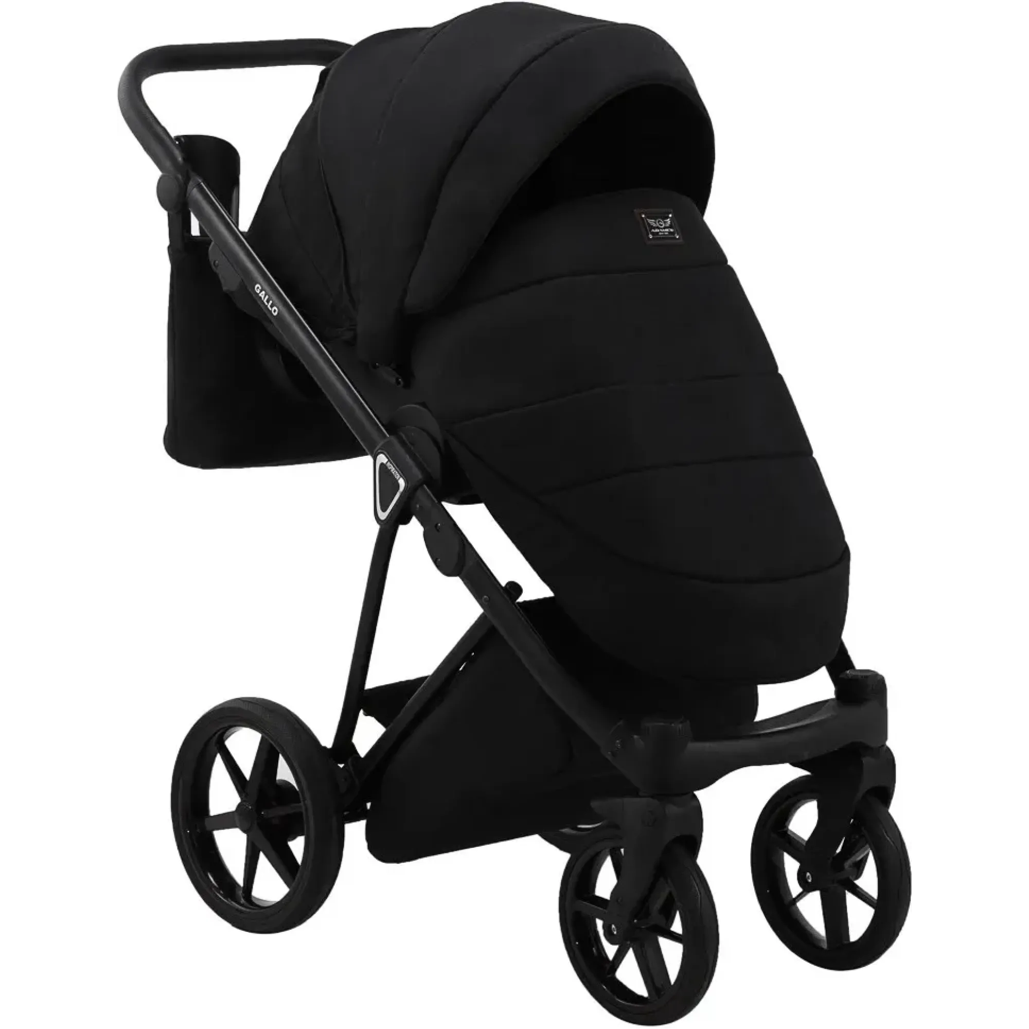 Коляска 2 в 1 Adamex Gallo Thermo GA-12 black diamond