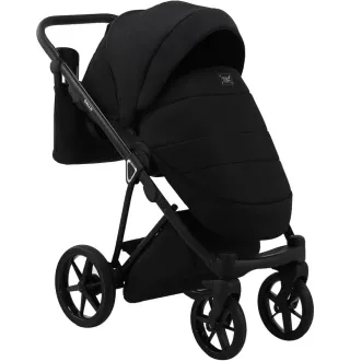 Коляска 2 в 1 Adamex Gallo Thermo GA-12 black diamond