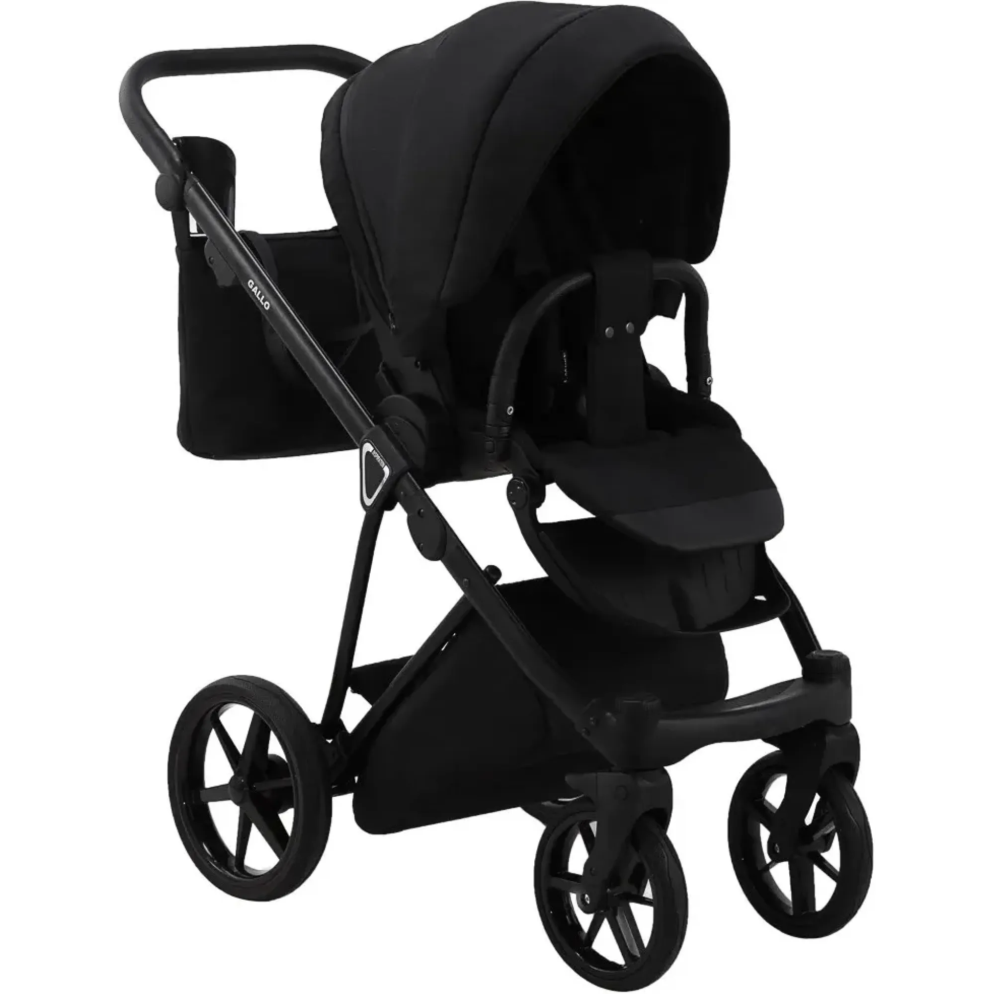 Коляска 2 в 1 Adamex Gallo Thermo GA-12 black diamond
