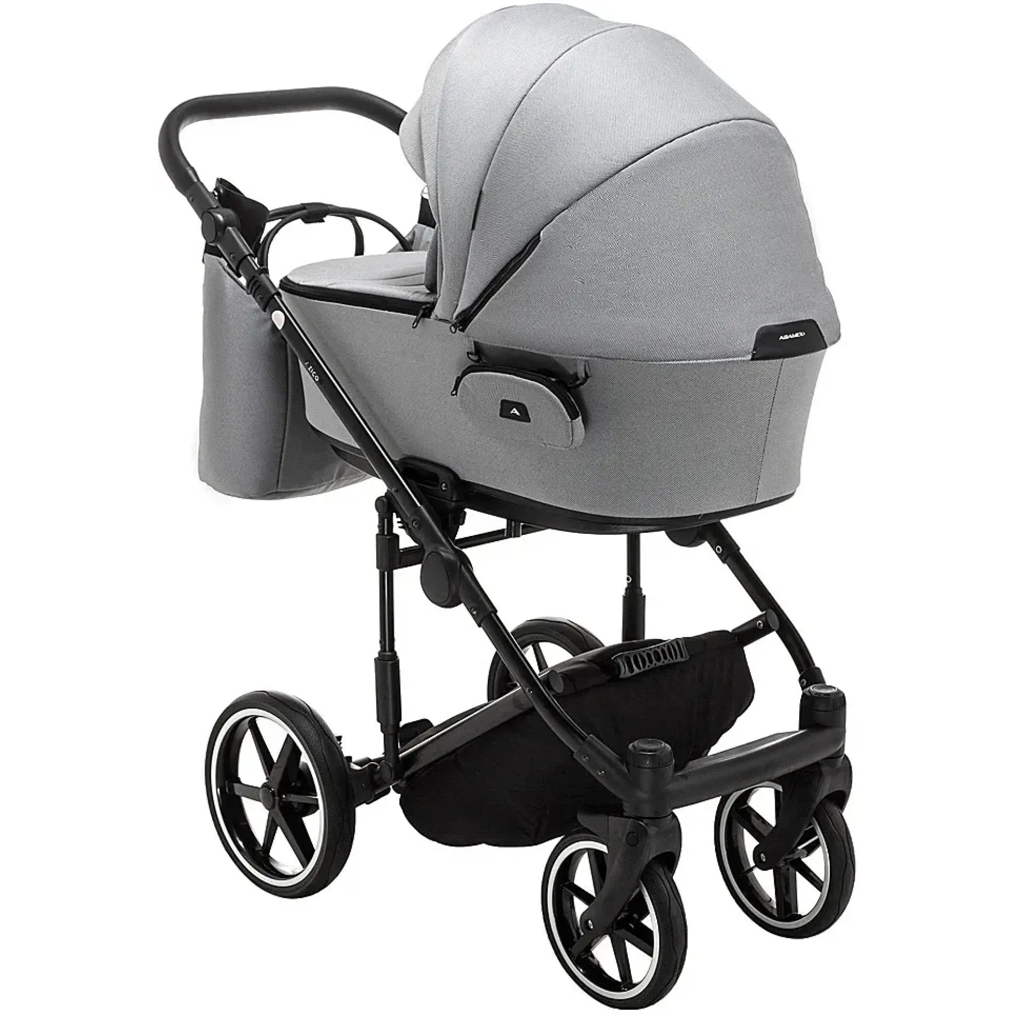 Коляска 2 в 1 Adamex Porto Light Tip TK-83 сірий