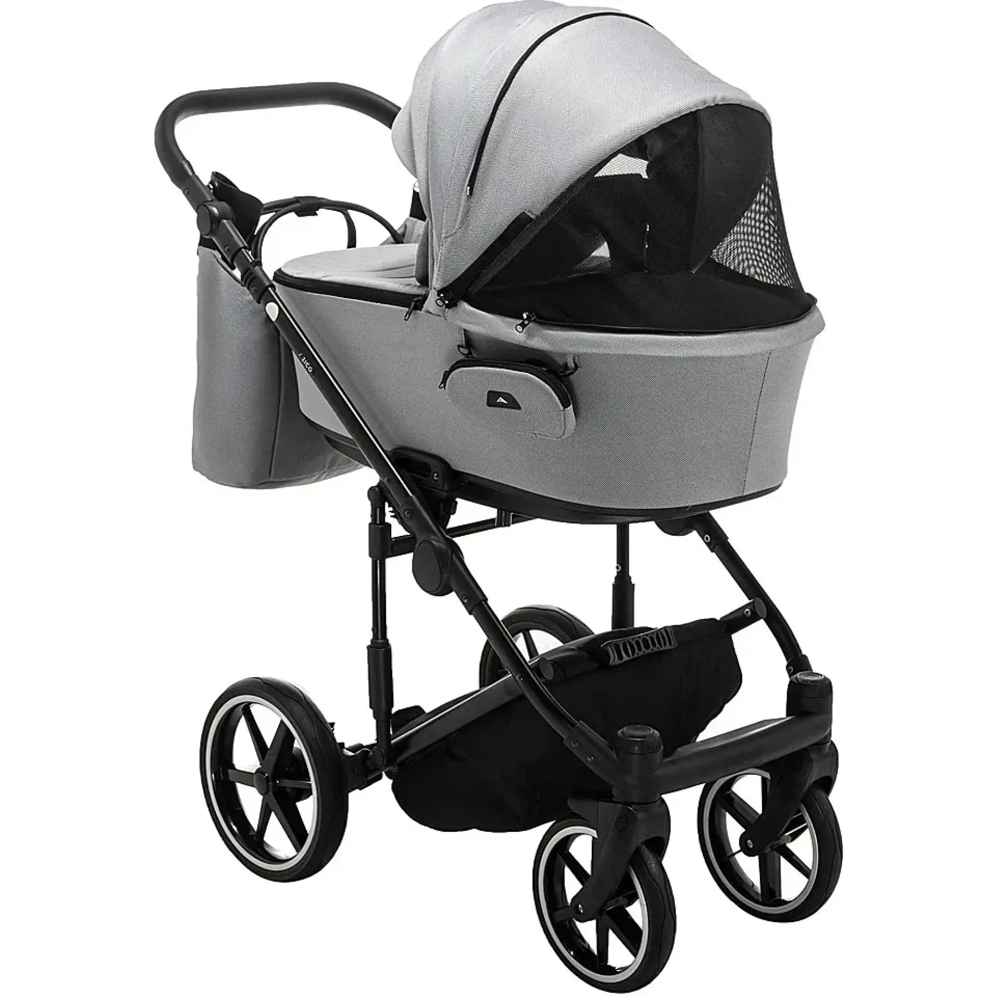 Коляска 2 в 1 Adamex Porto Light Tip TK-83 сірий