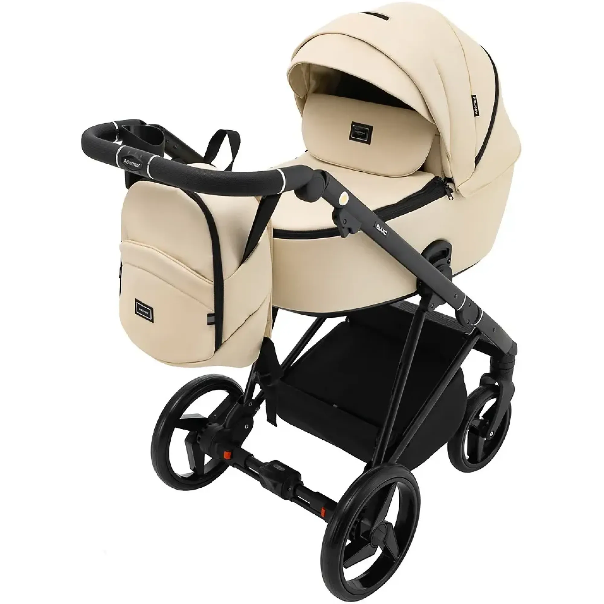 Коляска 2 в 1 Adamex Blanc Eco SA-8 бежевий