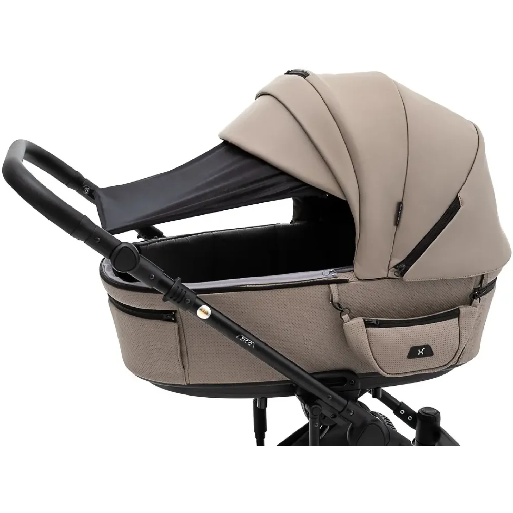 Коляска 2 в 1 Adamex Zico Eco Sa-9 темний капучино