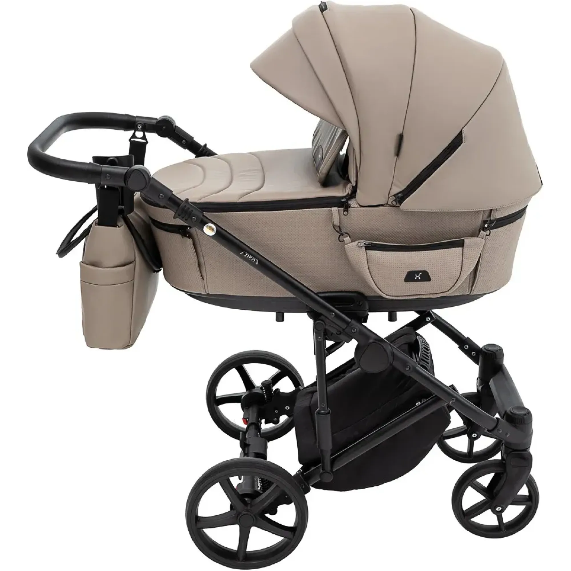 Коляска 2 в 1 Adamex Zico Eco Sa-9 темний капучино