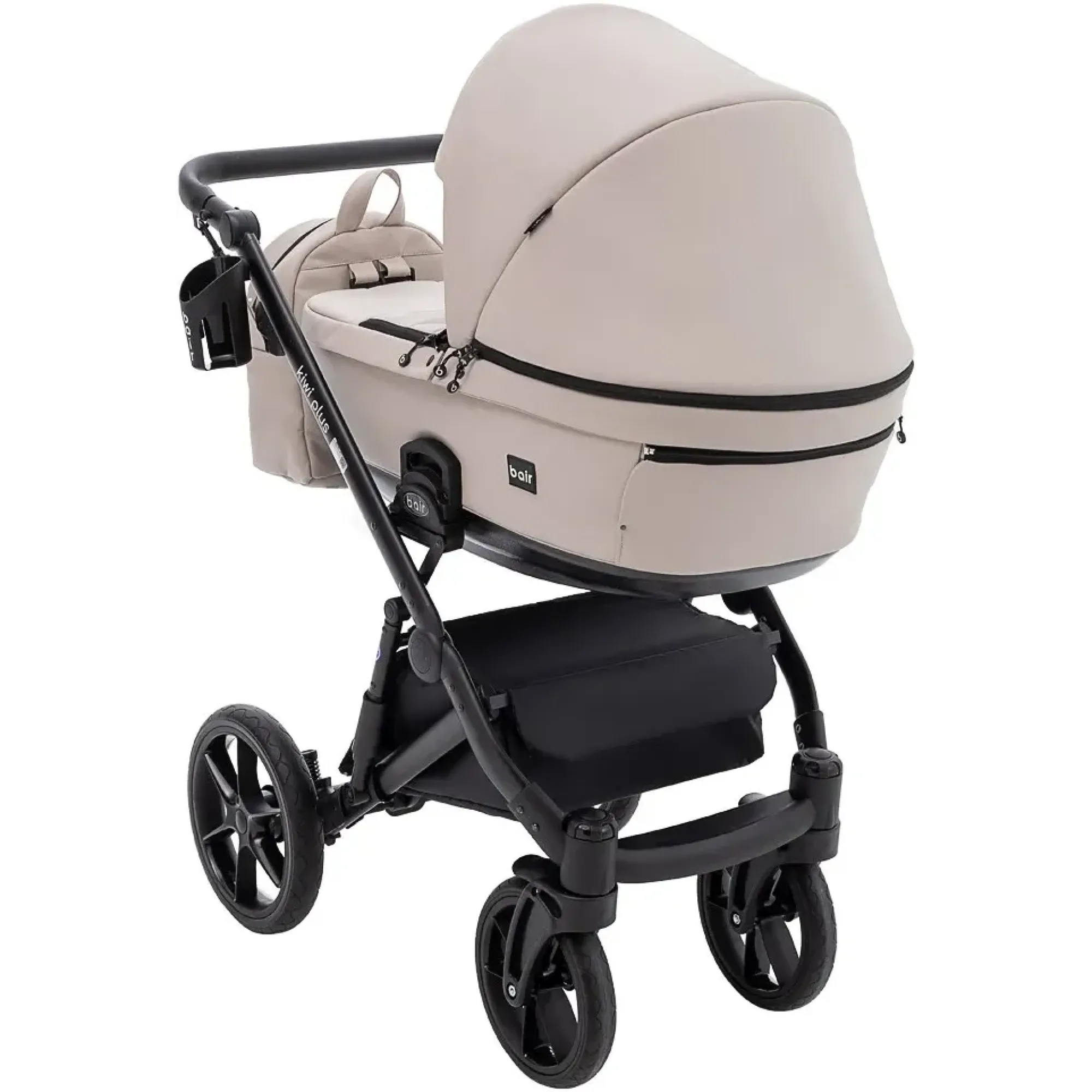 Коляска 2 в 1 Bair Kiwi Plus ECO BKP-33 капучино