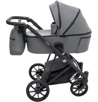 Коляска 2 в 1 Bair Vega ECO VE-47 темно-сірий