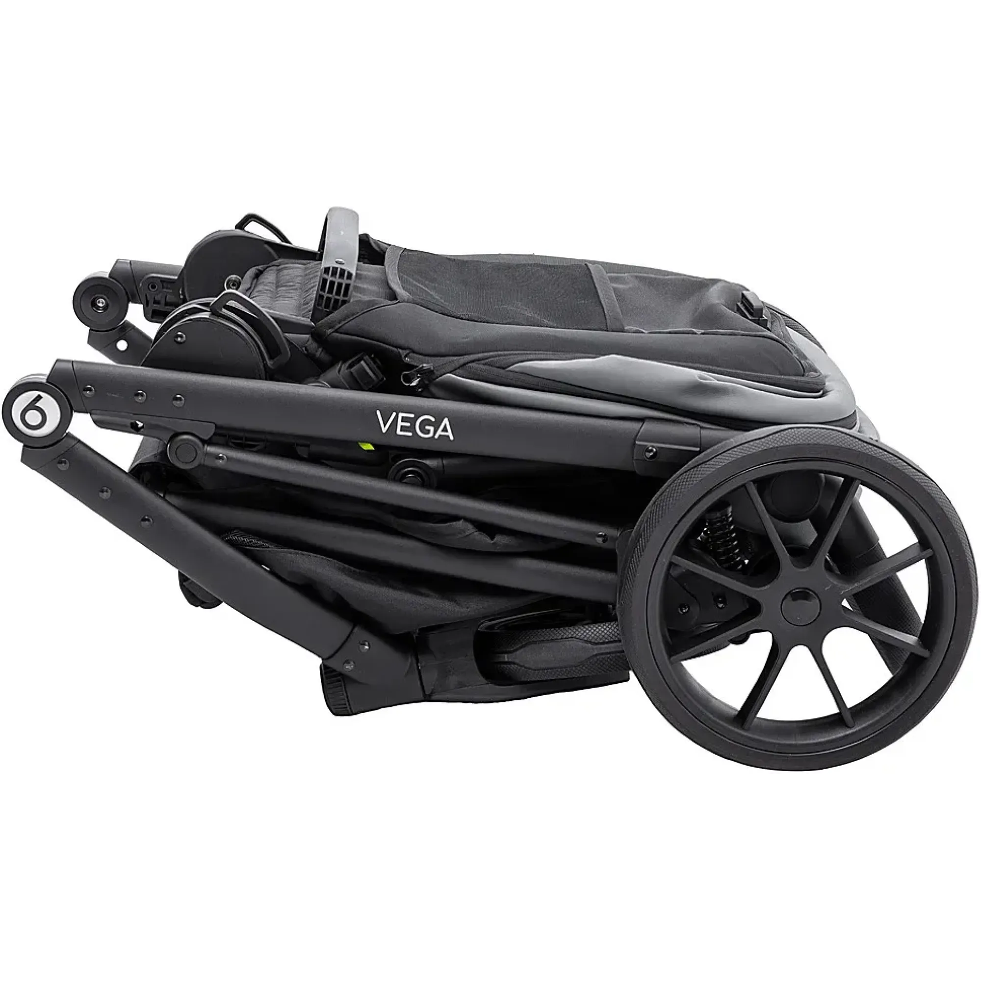 Коляска 2 в 1 Bair Vega ECO VE-47 темно-сірий