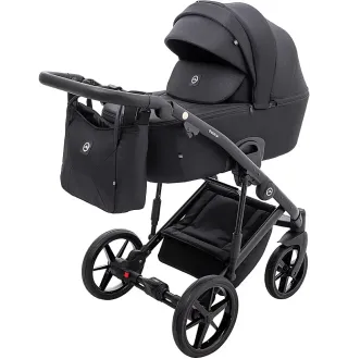 Коляска 2 в 1 Adamex Mobi Air Thermo New Lux TK-53 чорний