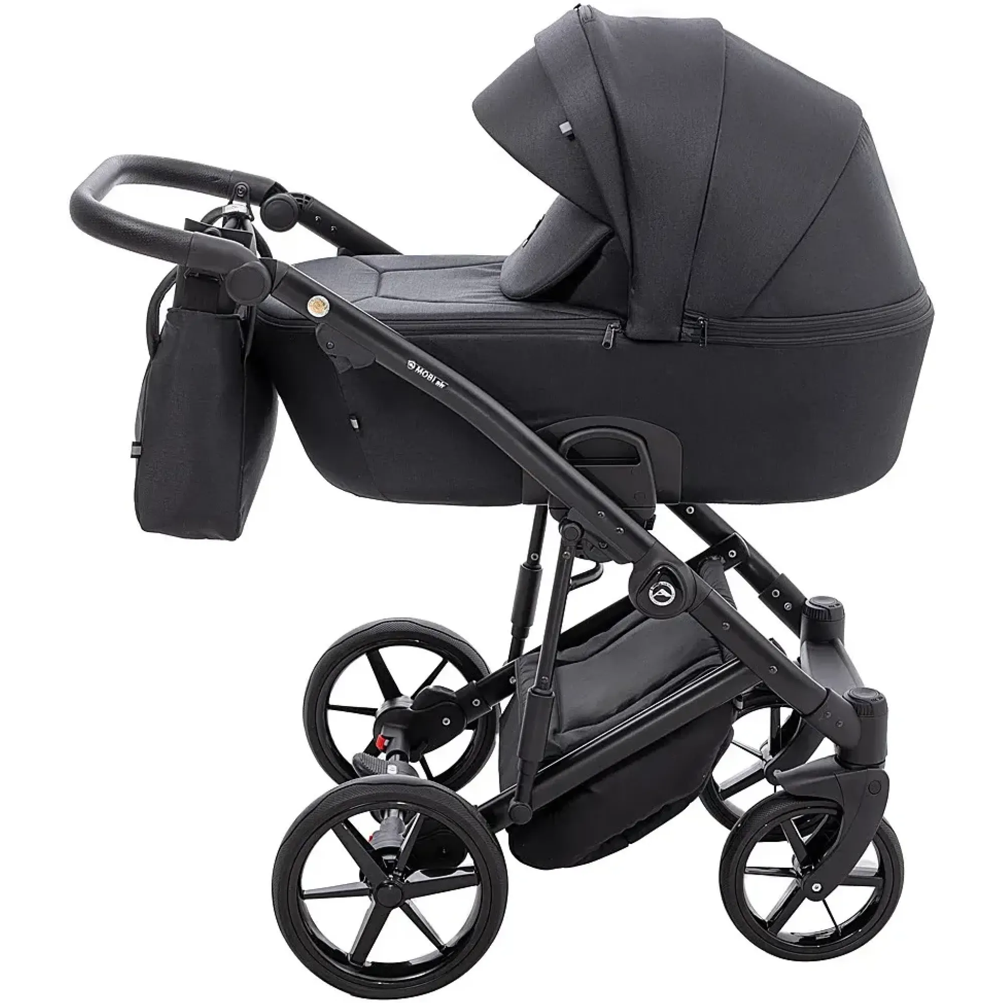 Коляска 2 в 1 Adamex Mobi Air Thermo New Lux TK-53 чорний
