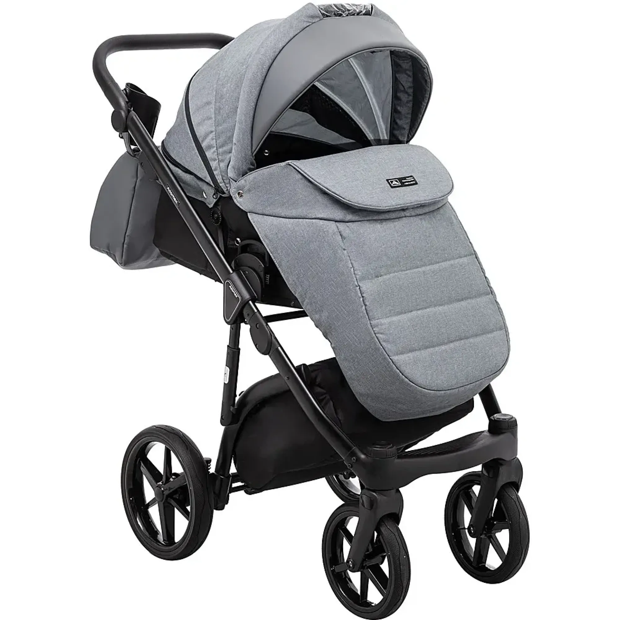 Коляска 2 в 1 Adamex Nola PS-113 графіт