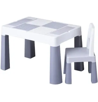 Комплект стіл та стілець Tega Multifun ECO set (table, 1 chair) MF-004-106 grey (сірий)