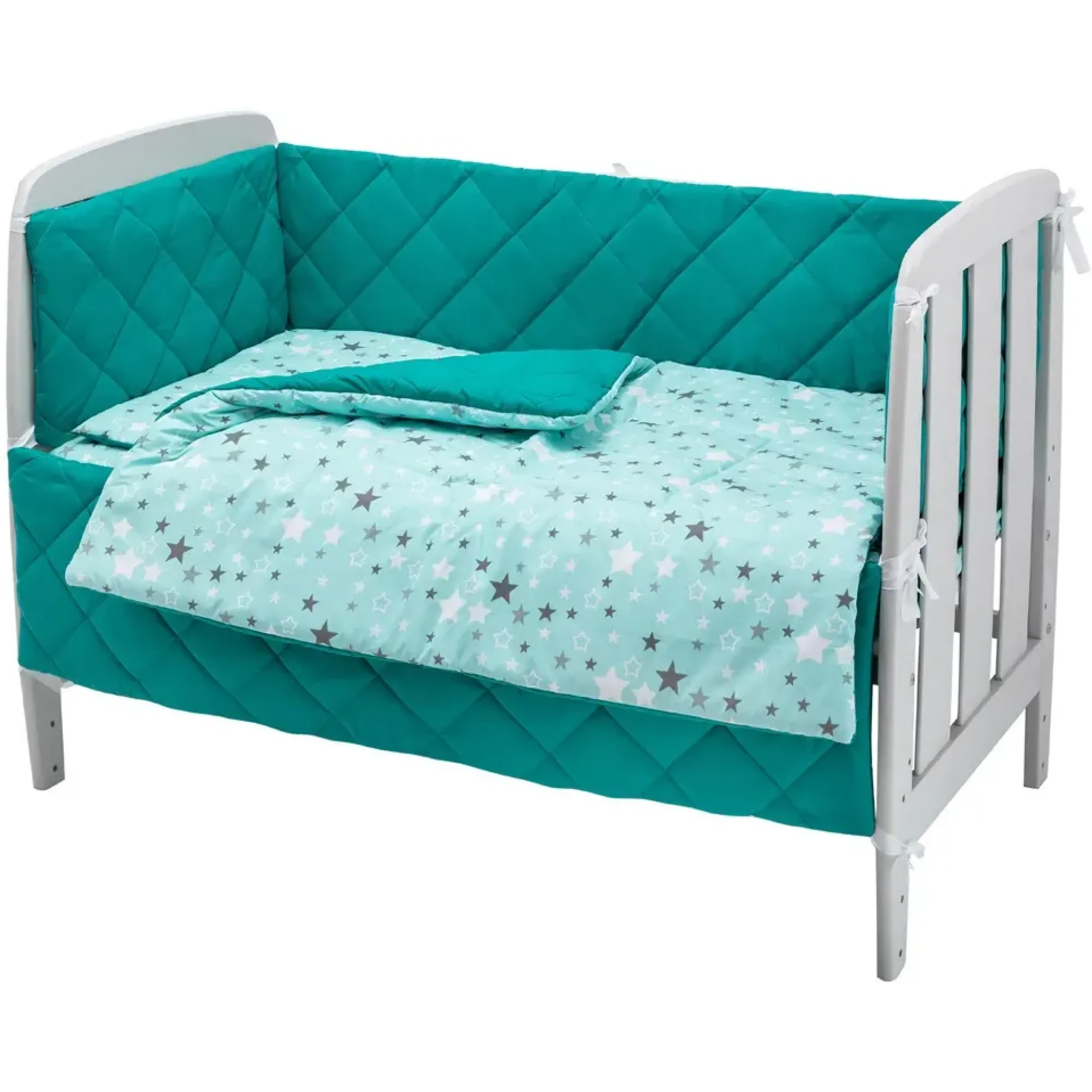 Дитяча постіль Babyroom Dream-05 зелений (зірочки)