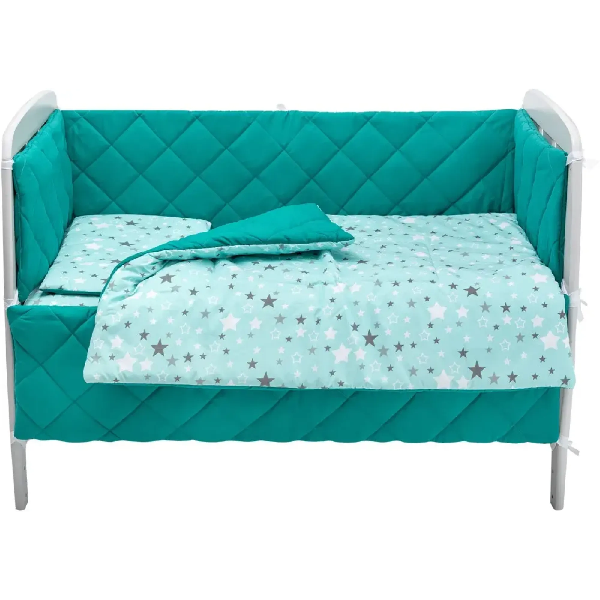 Дитяча постіль Babyroom Dream-05 зелений (зірочки)