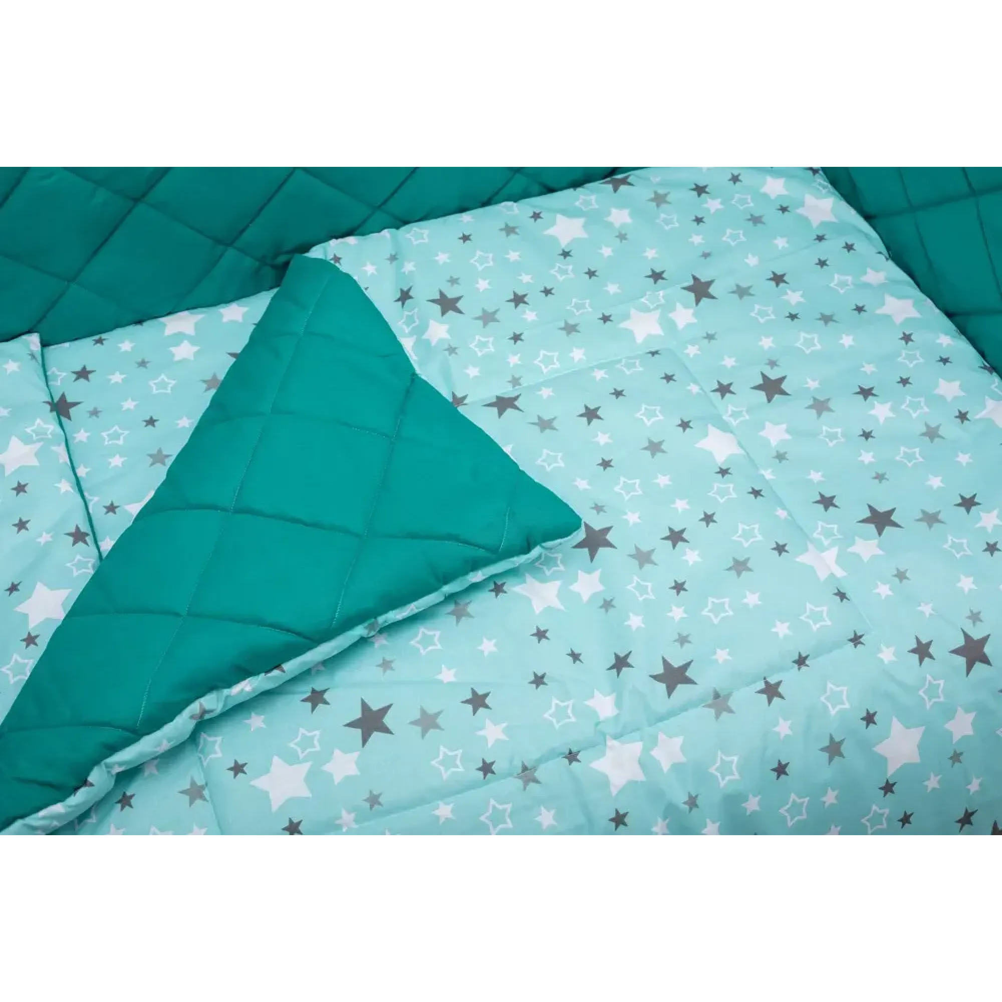 Дитяча постіль Babyroom Dream-05 зелений (зірочки)