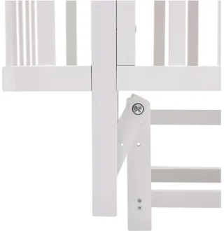 Ліжко Babyroom Місяць LU-2 маятник білий