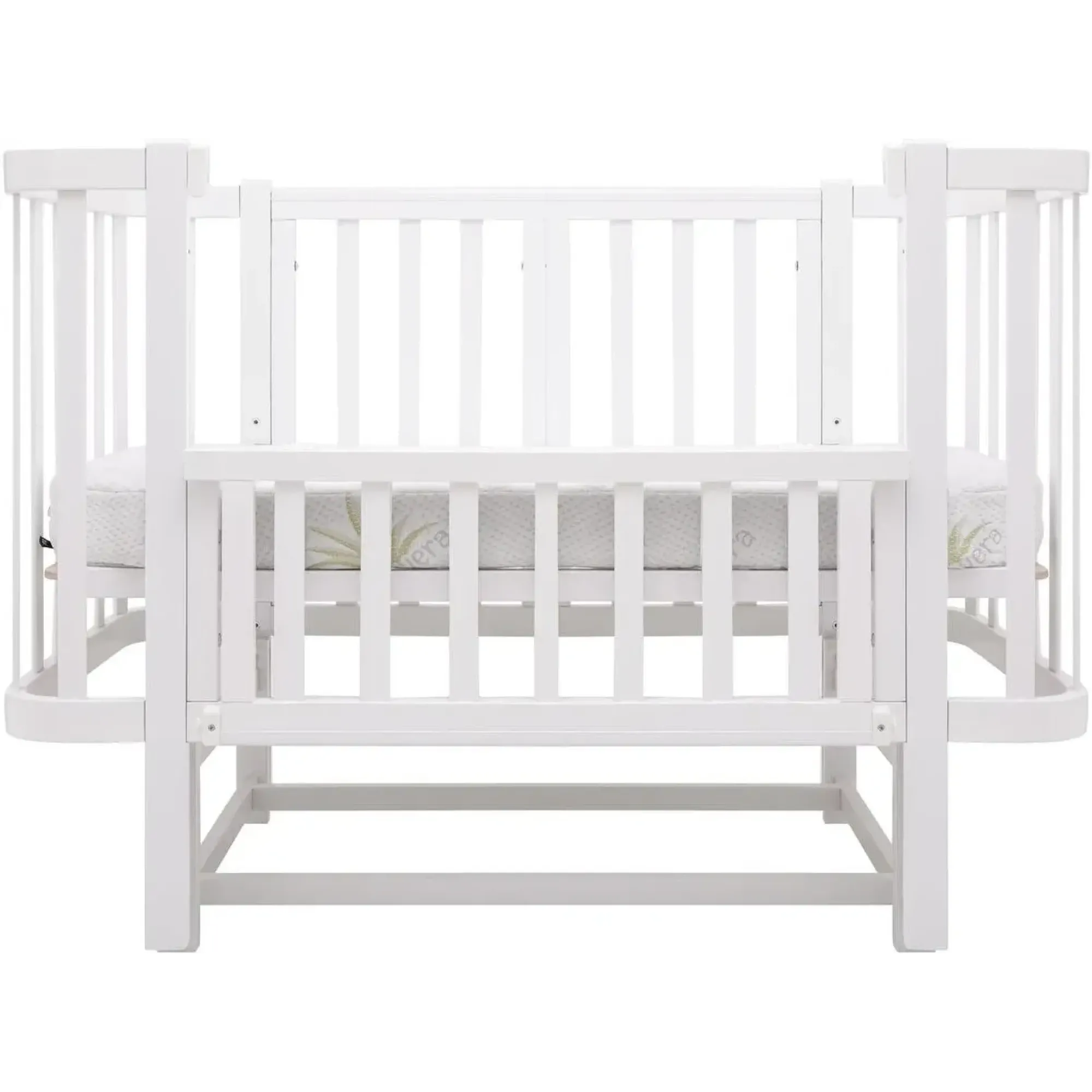 Ліжко Babyroom Місяць LU-2 маятник білий