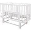 Ліжко Babyroom Місяць LU-2 маятник білий