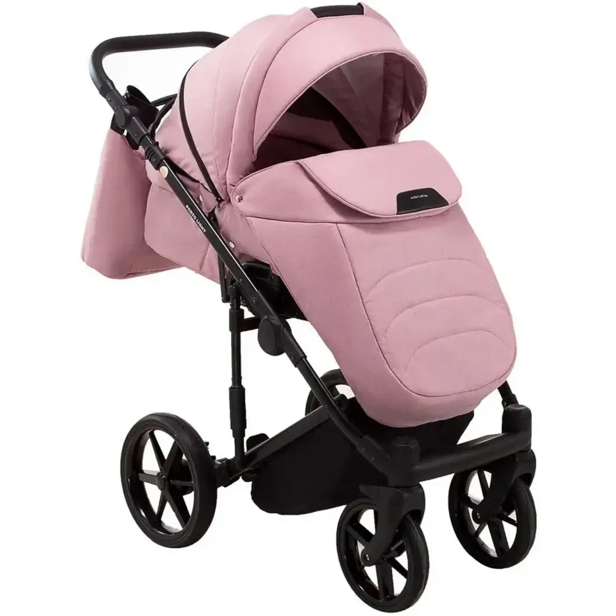 Коляска 2в1 Adamex Porto Light Tip TK-24 Рожевий