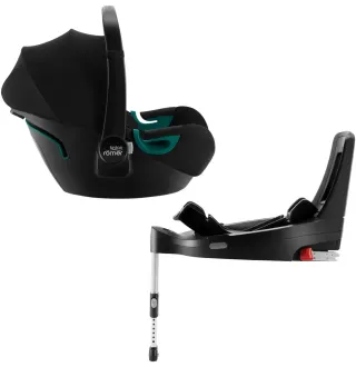 Автокрісло Britax-Romer Baby-Safe 3 i-Size Space Black з платформою Flex Base iSense