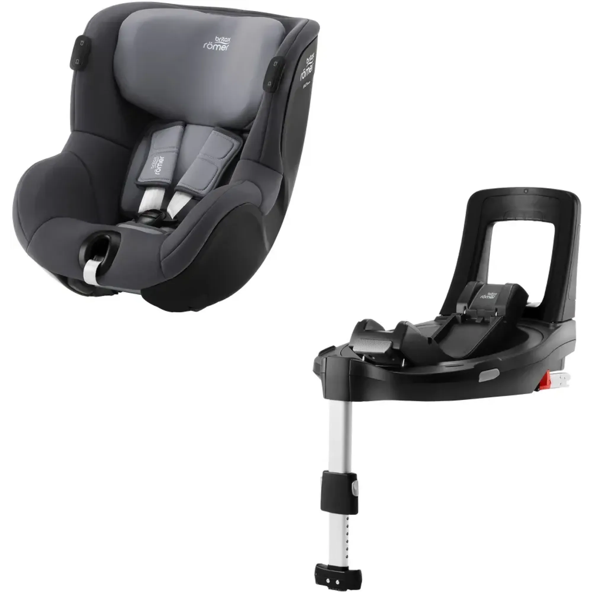 Автокрісло Britax-Romer Dualfix iSense Midnight Grey з платформою Flex Base iSense