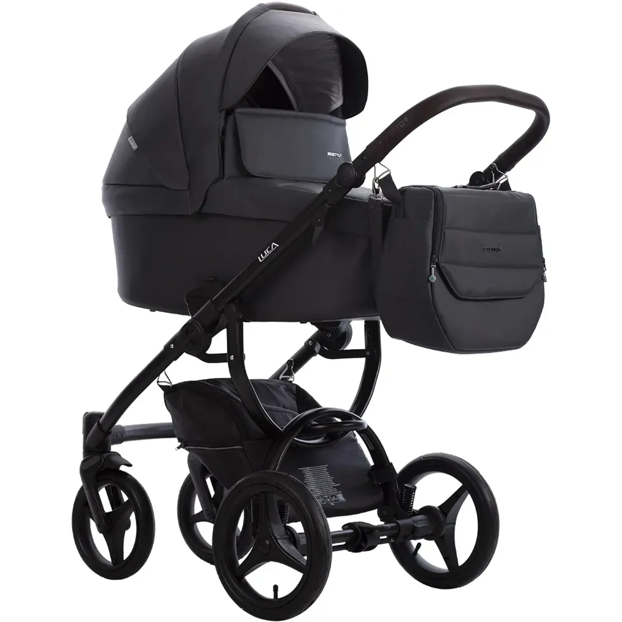Коляска 2в1 Bebetto Luca Pro 33 Графіт